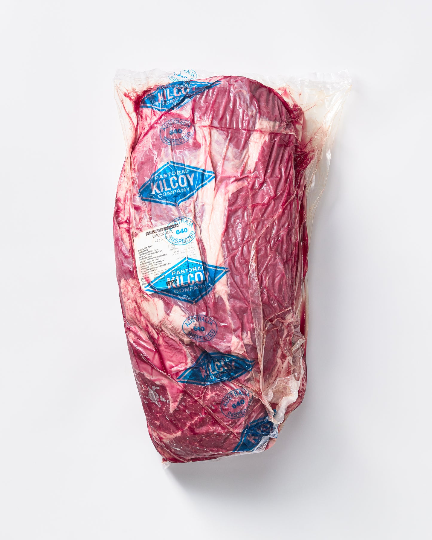 Kilcoy Chuck Roll Grain Fed Angus Beef Chilled