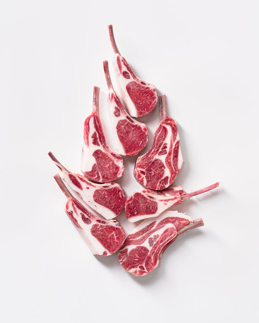 ESA Milk Fed Veal Rack Frenched Cap Off Frozen